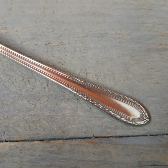 Long Handled Cocktail Spoon Vintage Silverplated Gin Spoon Stir Stick - Picture 7 of 11